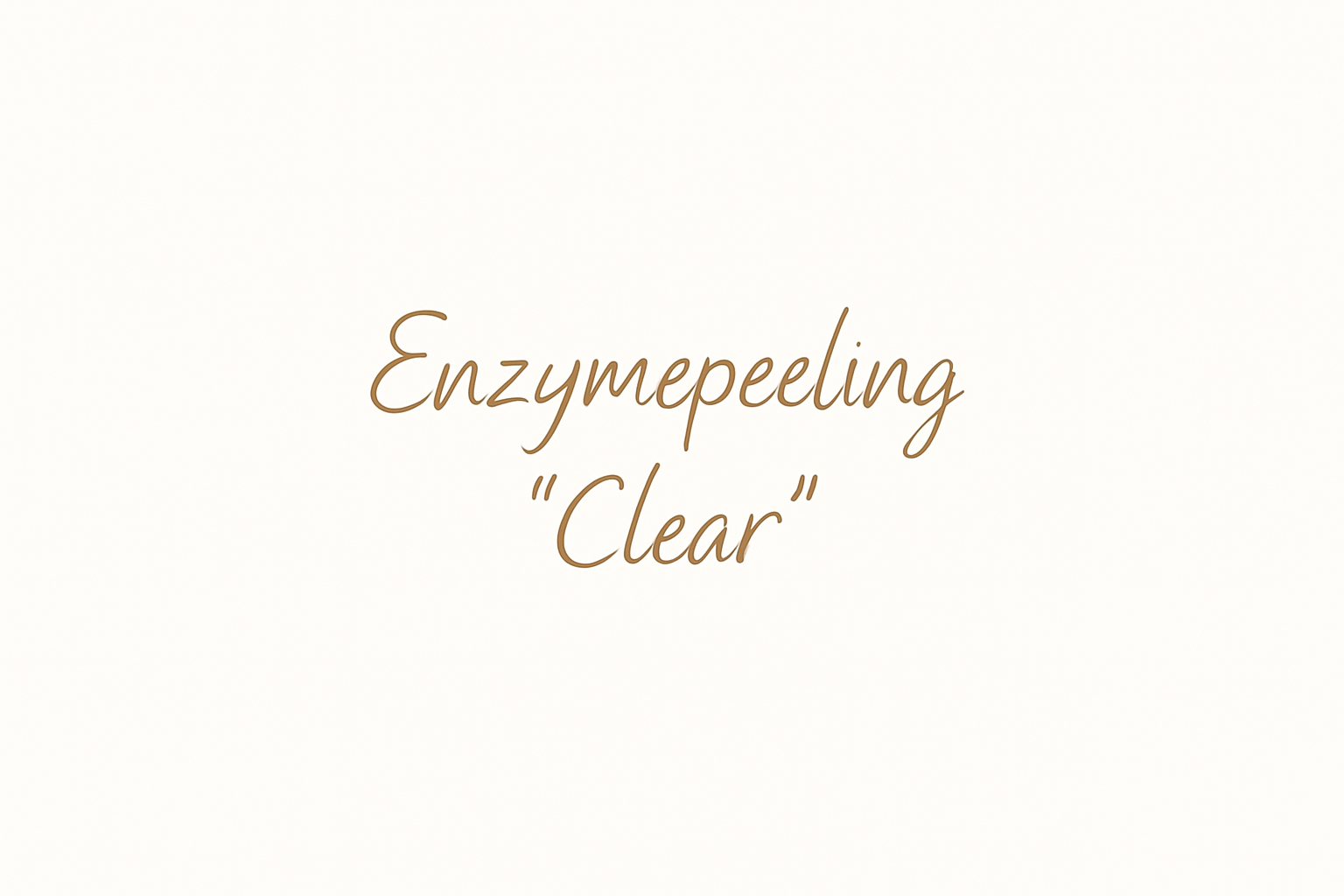 Enzympeeling 