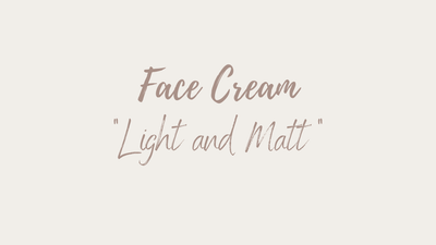 Face Cream "Light and Matt"