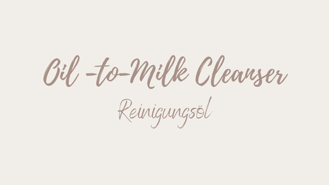 Oil-to-Milk Cleanser