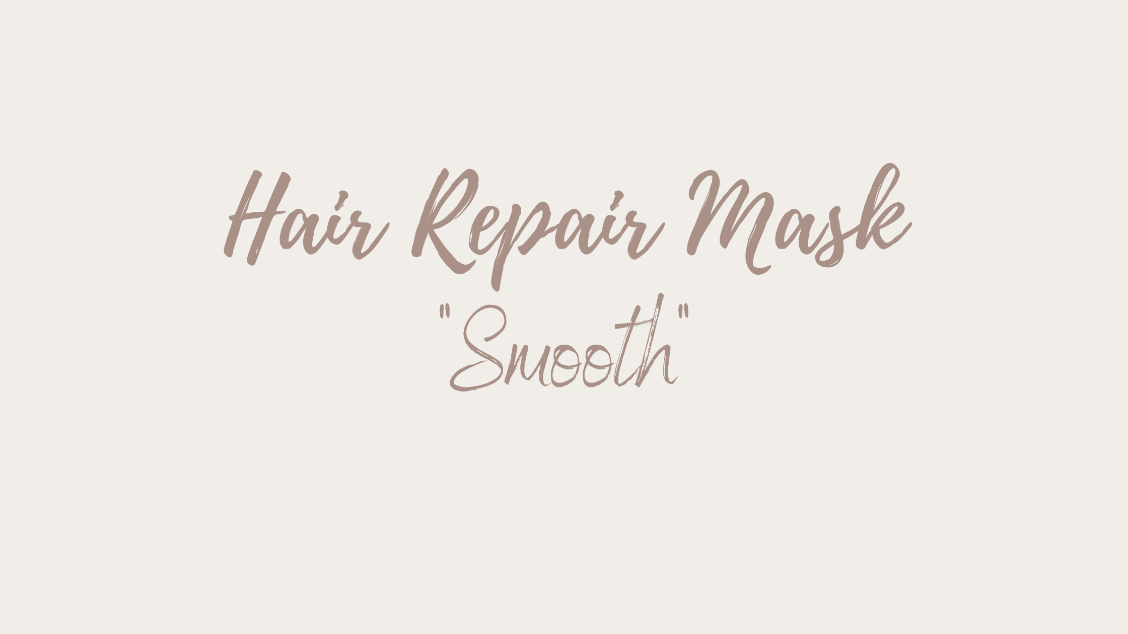 Hair Repair Mask Smooth