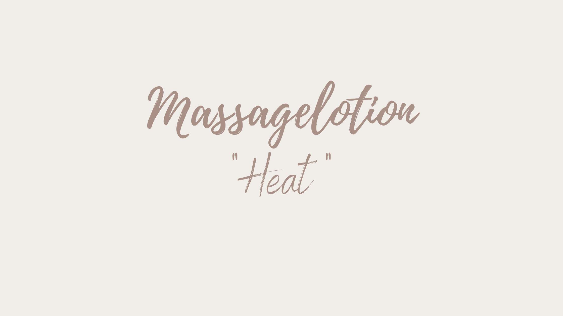 Massagelotion 
