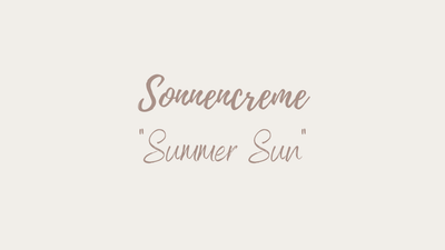Sonnencreme "Summer Sun"