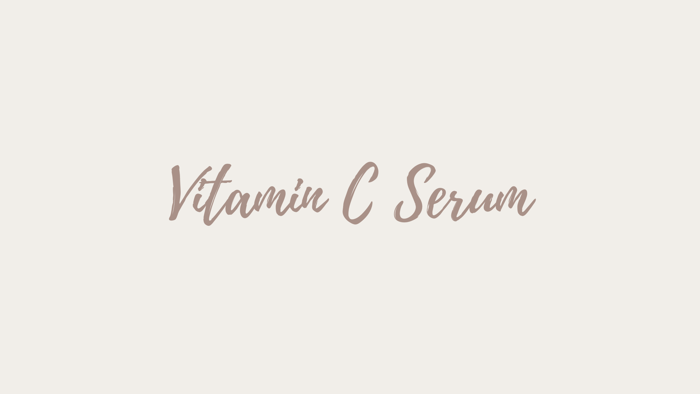 Vitamin C Serum