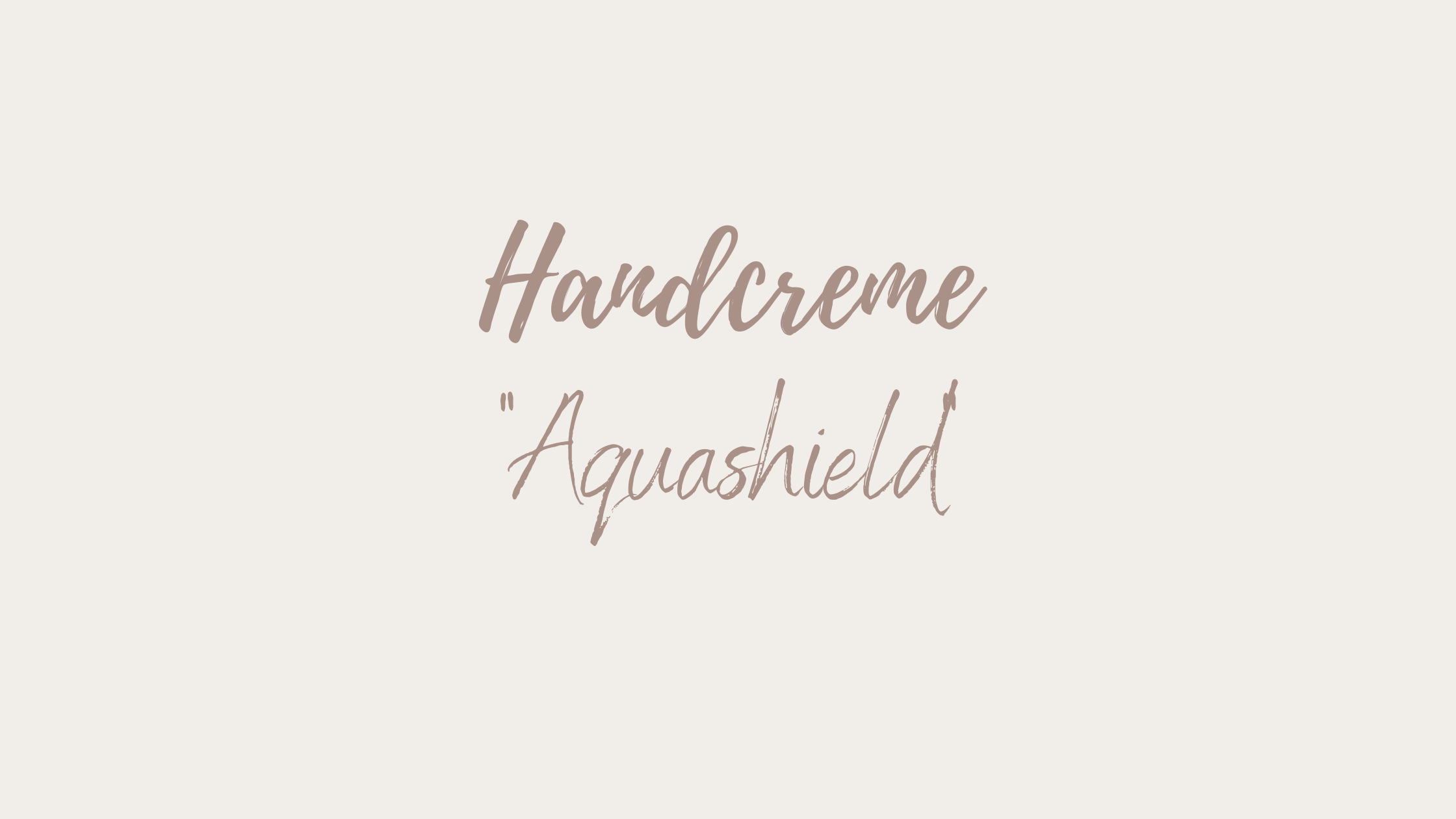 Handcreme 