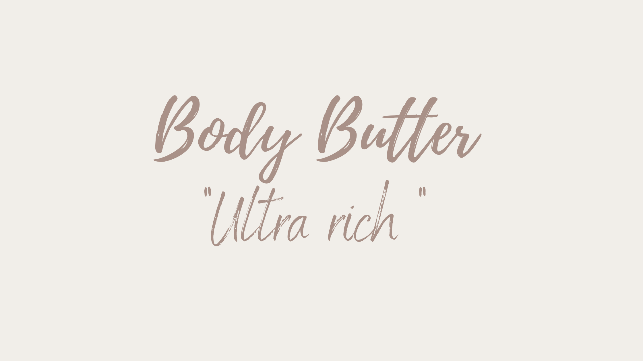 Body Butter 
